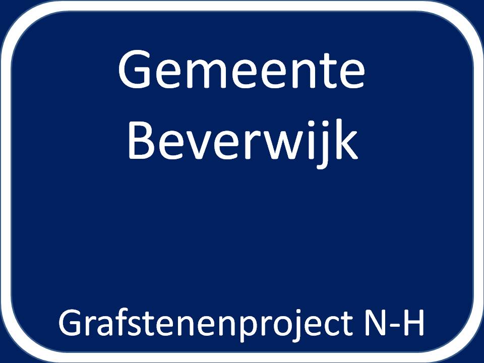 Grensbord van de gemeente Beverwijk