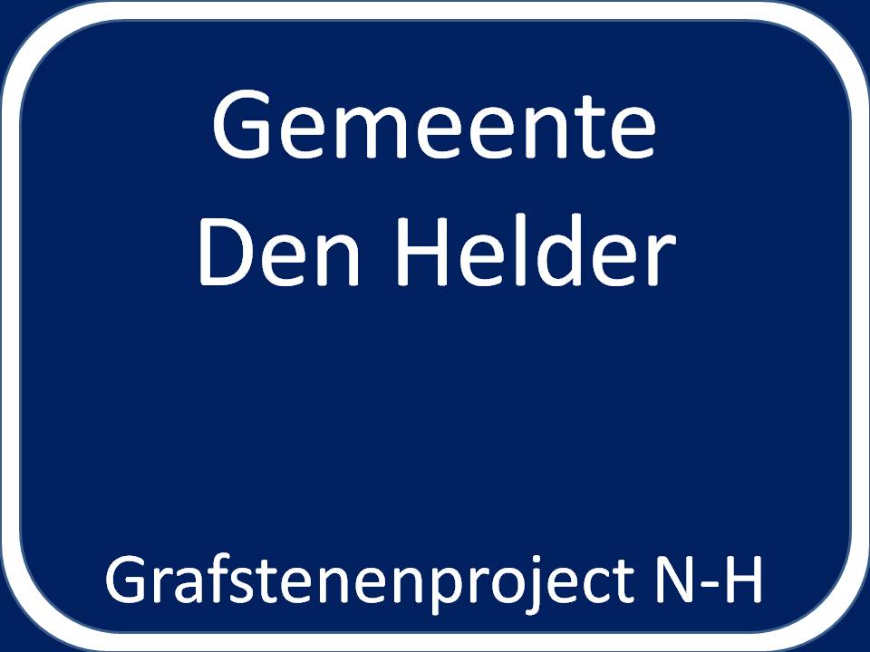 Grensbord van de gemeente Den Helder
