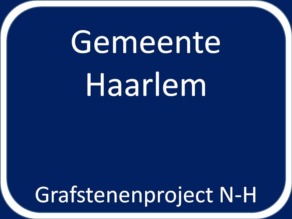 Grensbord gemeente Haarlem