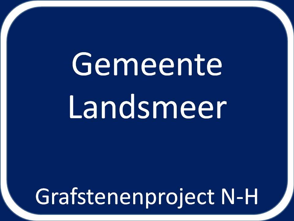 Grensbord gemeente Landsmeer
