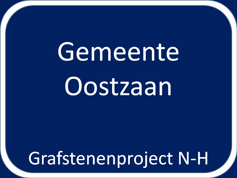 Grensbord gemeente Oostzaan