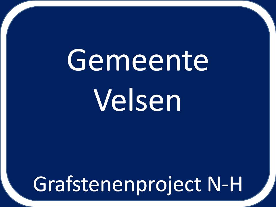 Grensbord van de gemeente Velsen