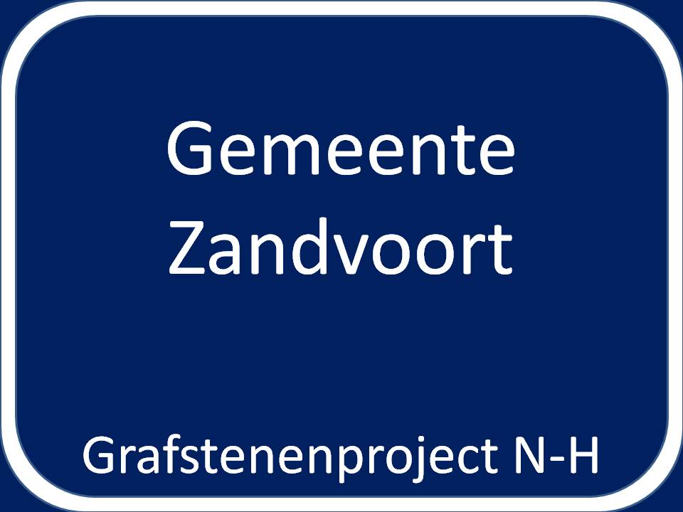 Grensbord gemeente Zandvoort